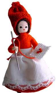 Woman with Picture 2009