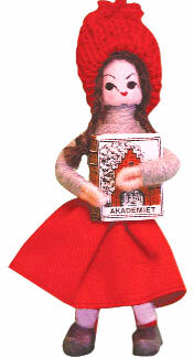 Girl with Academy Book 1995