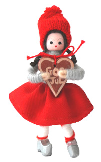 Girl with Honeyheart Cake 2005