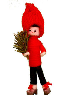 Boy with X-mas Tree 1981