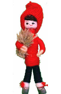 Boy with X-mas Sheaf 2001