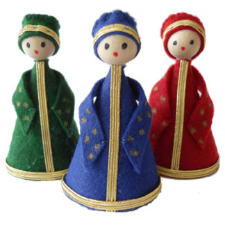 The 3 Wisemen in Felt